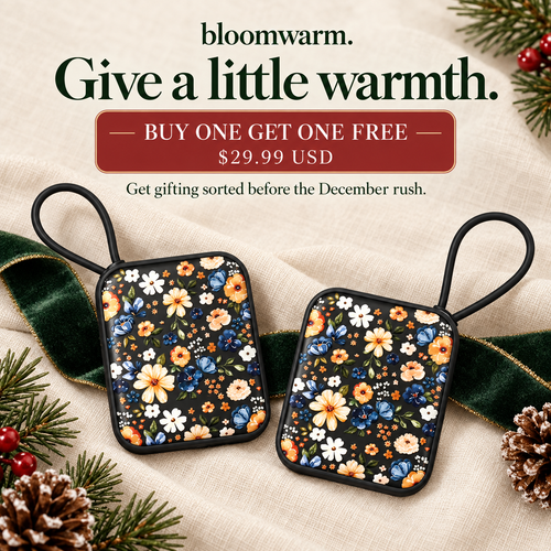 Bloomwarm Floral Rechargeable Hand Warmers