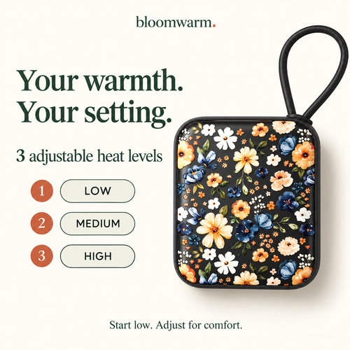 Bloomwarm Floral Rechargeable Hand Warmers