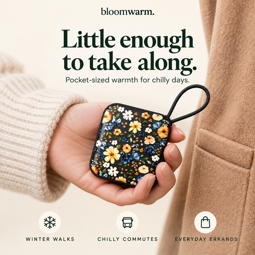 Bloomwarm Floral Rechargeable Hand Warmers